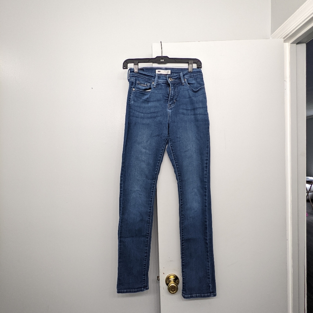 Vintage Levi's 512 Perfectly Slimming Skinny Leg Blue Jeans Size Women's 27Wx32L